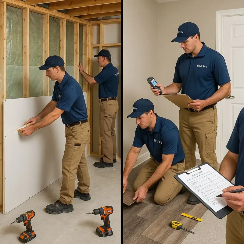 Repairs and Reconstruction process in West Newbury, MA
